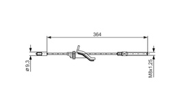 linka hamulca ręcznego Ford C-Max/Grand C-max Bosch 1694256