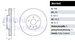 tarcze hamulcowe Ford Mondeo MK5 - przód 300 mm - Delphi BG4702C