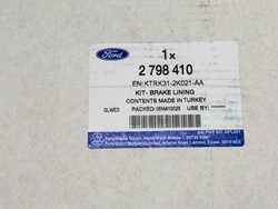 klocki hamulcowe Ford Transit TTS 05.2024-> przód ® 2798410
