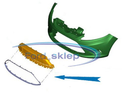 atrapa zderzaka przód Ford Fiesta 2008-2012 #1766625