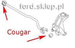 tuleja wahacza wzdłużnego Cougar Mondeo Lemforder 26104 01