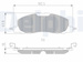 klocki hamulcowe Ford Explorer 3.0 EcoBoost kpl. przód #2475680