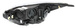 reflektor halogenowy Ford Focus Mk3 - Prawy ® 1873925 OE