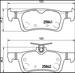 klocki hamulcowe Ford Fiesta & ST 2017-> oś tylna #2123543 Brembo