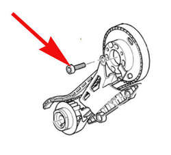 śruba koła napędowego pompy wtryskowej / kasety napędowej Ford 1508244