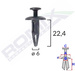 kołek rozprężny z śrubą plastikową Ford wiele modeli Romix #4432057