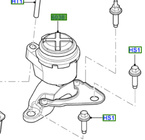 poduszka zawieszenia silnika Mondeo Mk4 S-Max/Galaxy 1.6 TDCI OE 1715278