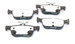 klocki hamulcowe Ford Kuga Mondeo 5 S-Max Galaxy Focus 4 tył 2454300
