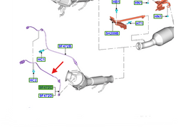 sonda lambda 1,5 Ecoboost Kuga Mk3 2526282 / 2432234 LX61-9Y460-FB