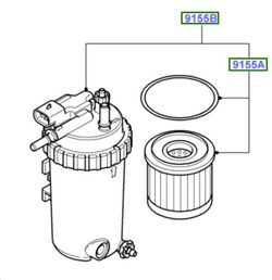 filtr paliwa Ford 1.8 TDCI C-Max Focus Mondeo S-Max Galaxy ® 1352444