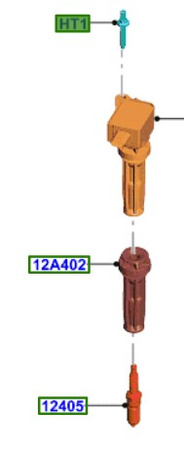 śruba mocowania cewki zapłonowej Ford 2.0 2.3 EcoBoost ®