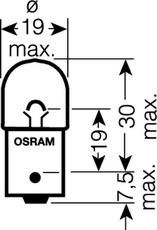 żarówka lampy tylnej Osram R10W = Ford 6090985
