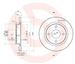 tarcze hamulcowe Ford Fiesta MK7 2017➝  tył #2096336 Brembo