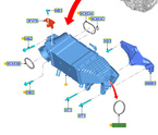 uszczelka intercoolera Ford 2.0 TDCI Ecoblue 2189642 JN1Q6C653BA