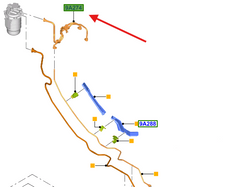przewody paliwowe Ranger 2.0 TDCi Ecoblue 2350078 JB3G-9A274-BD