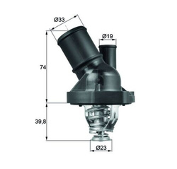 termostat z obudową Ford EcoBoost 2.2 & 2.5 benzyna #1475495