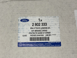 klocki hamulcowe Ford Transit TTS 05.2024-> tył ® 2802333