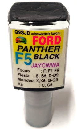 lakier do wyprawek Ford Panther Black Metalik #2573402 kod: JAYCWWA