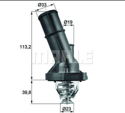 termostat z obudową Ford EcoBoost 2.0 - Focus Mondeo Kuga S-Max