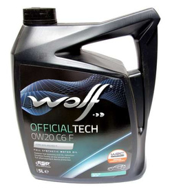 olej silnikowy WOLF 0w20 OFFICIALTECH C6F Ford Diesel - 5L M2C952