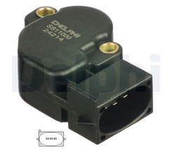 potencjometr położenia przepustnicy Ford #1001591 Delphi
