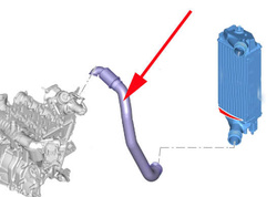 przewód intercooler-turbo Ford 1.0 EcoBoost B-Max, Fiesta #1868114