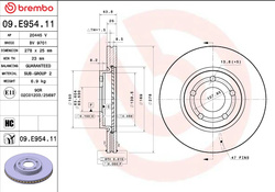 tarcza hamulcowa Ford Puma 2019-2021 przód #2384229 PAGID