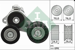 napinacz paska wieloklinowego INA - 1.8 TDCI