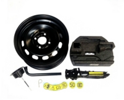 zestaw koła zapasowego 14" Fiesta Mk6 1789081 8A6J-1A487-AA