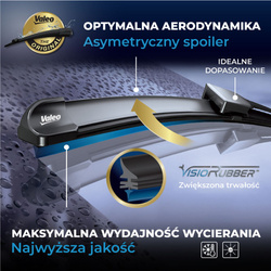pióra wycieraczek płaskie Valeo Silencio - Ford EcoSport | Ka+ 577918