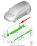 zaślepka progu tył prawa Ford Fiesta ST 2012-2019 ® 1802995