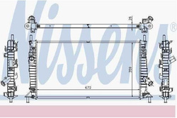 chłodnica silnika C-Max Focus Mk2 1.6 1.8 2.0 TDCi 2.5 benzyna #1357325