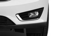ramka halogenu z chromem Ford Focus Mk3 FL - lewa #1873304 