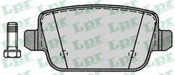 klocki hamulcowe Mondeo mk4 S-Max/Galaxy Kuga - kpl. tył - LPR