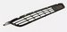 kratka zderzaka przedniego S-Max 1889221 EM2B-17A754-AB5YZ9
