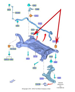 tuleja belki zawieszenia (sanek) tylna Focus C-Max Lemforder 37722 01