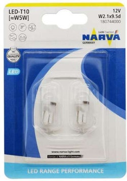 żarówka Narva RANGE PERFORMANCE SL-White W5W 0180744000