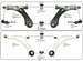 tuleja wahacza przedniego - przednia Ford Focus Mk4 Kuga MK3 Mach-E
