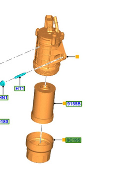 obudowa filtra paliwa Ford 2.0 TDCI EcoBlue  ® 2366472 J1G39G270AB
