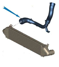 przewód intercoolera 2.2 TDCI Ford Mondeo Mk4 S-Max Galaxy #1596810 