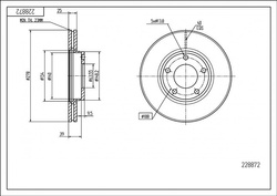 tarcze hamulcowe Ford Mondeo mk4 para PRZÓD Bosch 0986479D38 