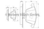 klocki hamulcowe Ford Focus Mk2 ST - przód kpl. ✩ Bosch 0986494077
