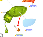 lusterko zewnętrzne lewe Fiesta Mk6 2104888 C1BB17683DD