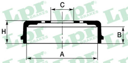 bębny hamulcowe Ford Fiesta MK6 #1523797 8V511113AALPR 200mm