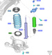 podkładka izolująca dolna Ford Edge S-Max /Galaxy 2015- TYŁ ® 5282273