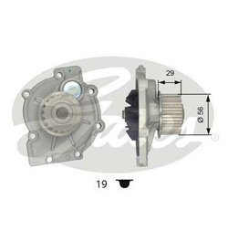 2.5 VCT Turbo - zestaw rozrządu + pompa wody - Gates #1372015 + 