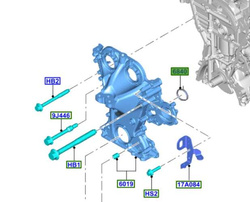 uszczelka obudowy rozrządu Ford 1.0 EcoBoost #1816352 Dr.Motor
