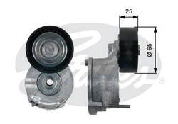 napinacz z paskiem napędowym Ford 2.0 TDCI DW10C - Gates (zestaw)