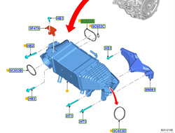 uszczelka intercoolera Ford 2.0 TDCI Ecoblue #2305832 AJUSA