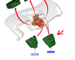 panel sterowania radia SONY Ford Focus Mk3 1818445 BM5T-18K811-SA